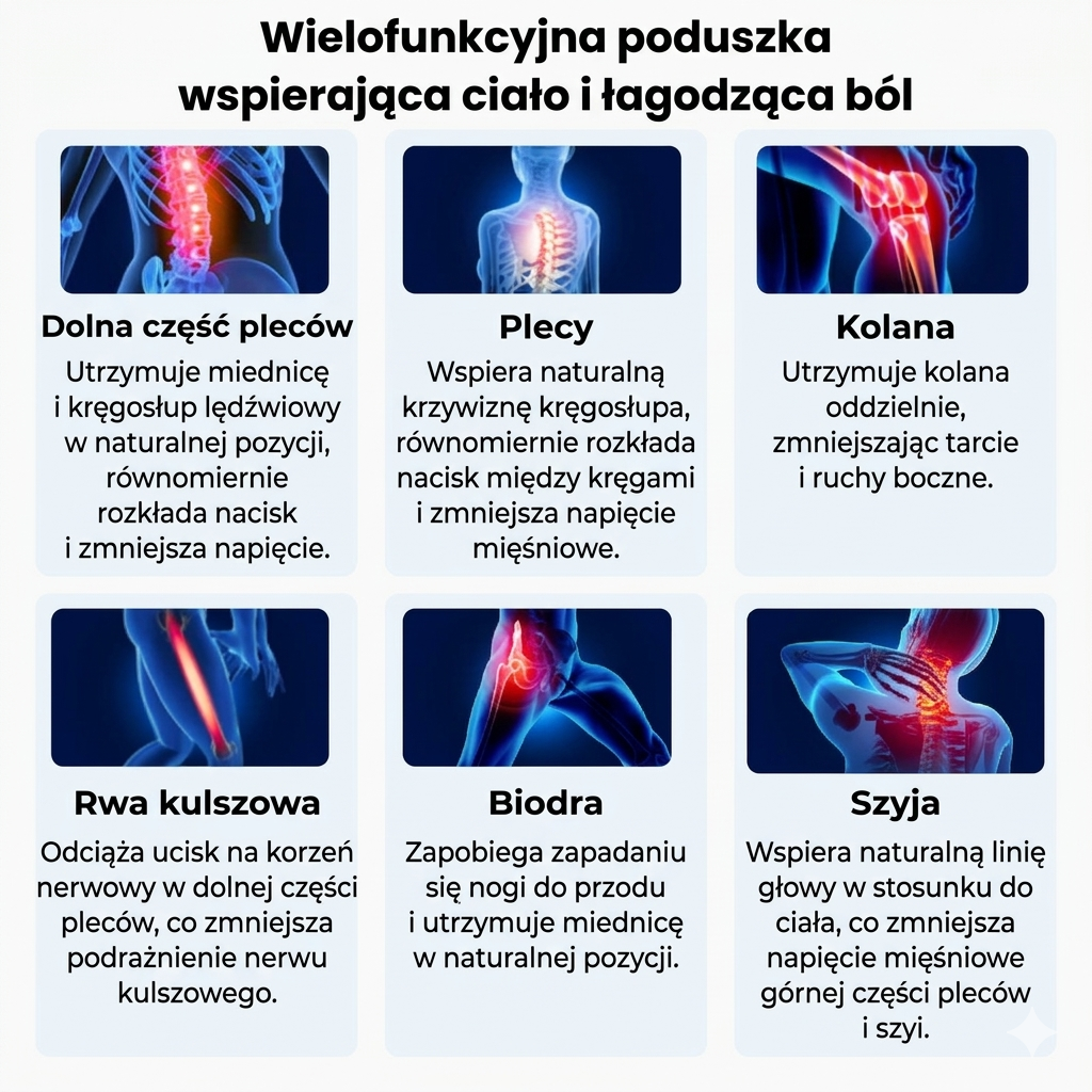 Senlivo™ Poduszka wspierająca komfort snu